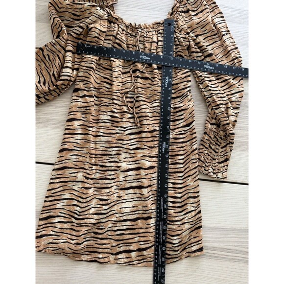 Faithfull the Brand X Anthropologie Womens Ira Floral Smocked Mini Dress size S - Picture 8 of 12